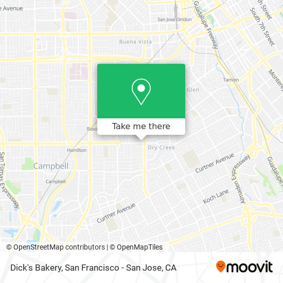 Dick's Bakery map