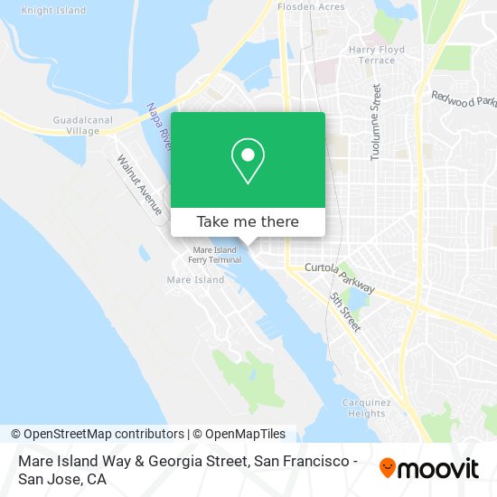 Mare Island Way & Georgia Street map