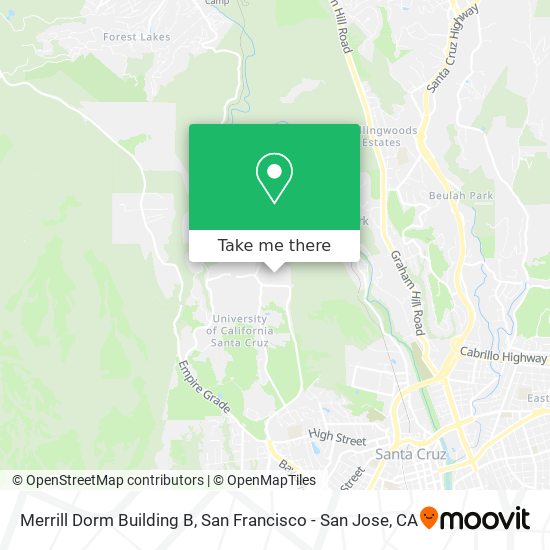 Mapa de Merrill Dorm Building B