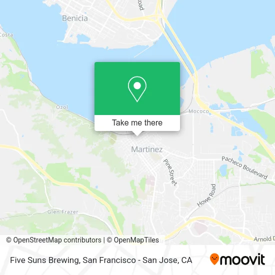 Mapa de Five Suns Brewing