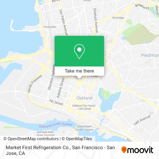 Mapa de Market First Refrigeration Co.