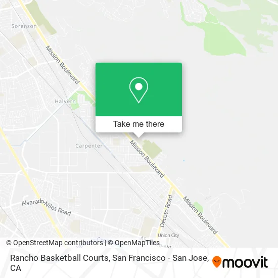 Mapa de Rancho Basketball Courts