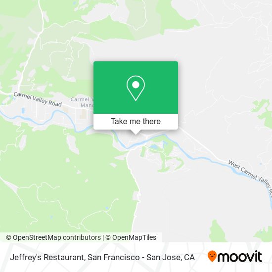 Jeffrey's Restaurant map