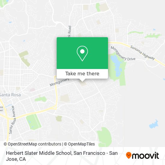 Herbert Slater Middle School map