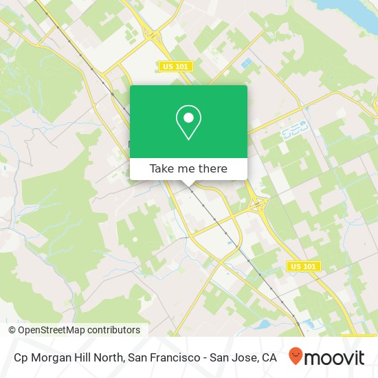 Cp Morgan Hill North map