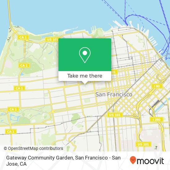 Mapa de Gateway Community Garden