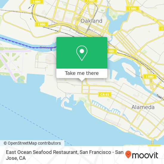 East Ocean Seafood Restaurant map