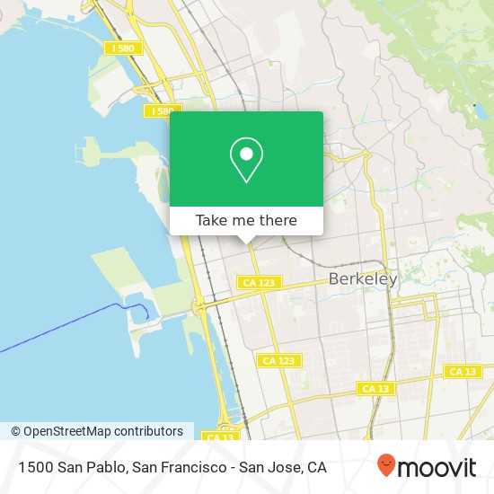 1500 San Pablo map