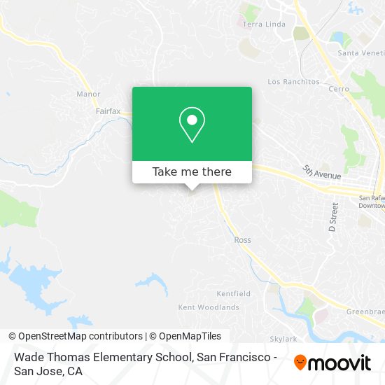 Wade Thomas Elementary School map
