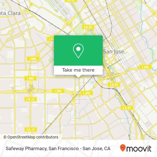 Mapa de Safeway Pharmacy