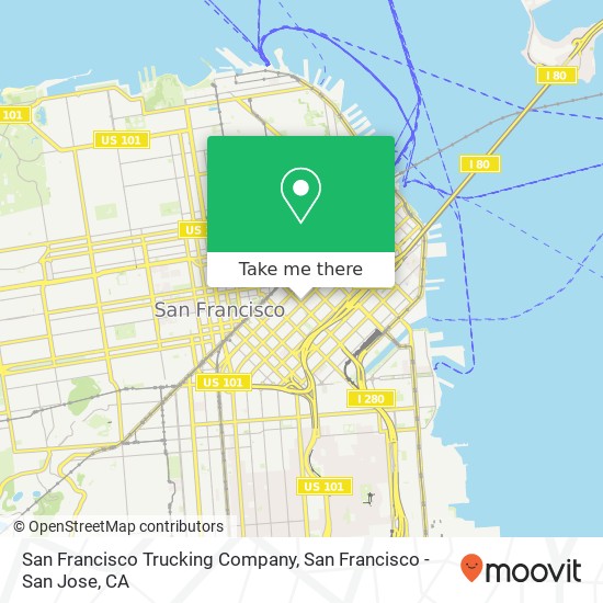 Mapa de San Francisco Trucking Company