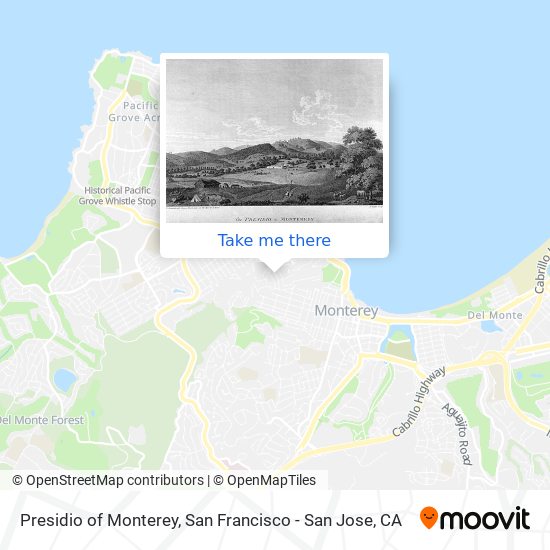 Mapa de Presidio of Monterey