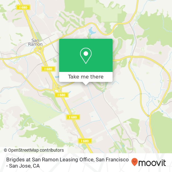 Brigdes at San Ramon Leasing Office map