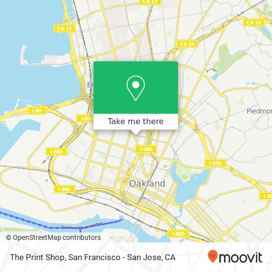 The Print Shop map