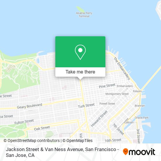 Mapa de Jackson Street & Van Ness Avenue