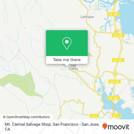 Mapa de Mt. Carmel Salvage Shop