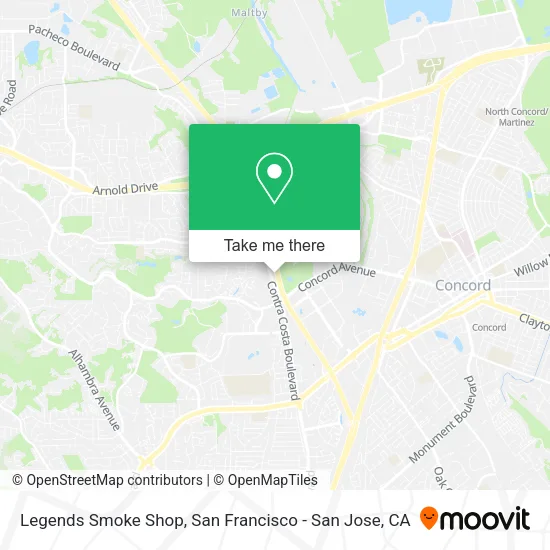 Mapa de Legends Smoke Shop