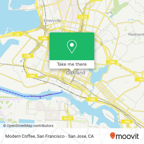 Modern Coffee map