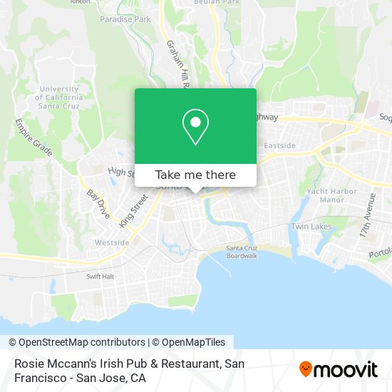 Mapa de Rosie Mccann's Irish Pub & Restaurant