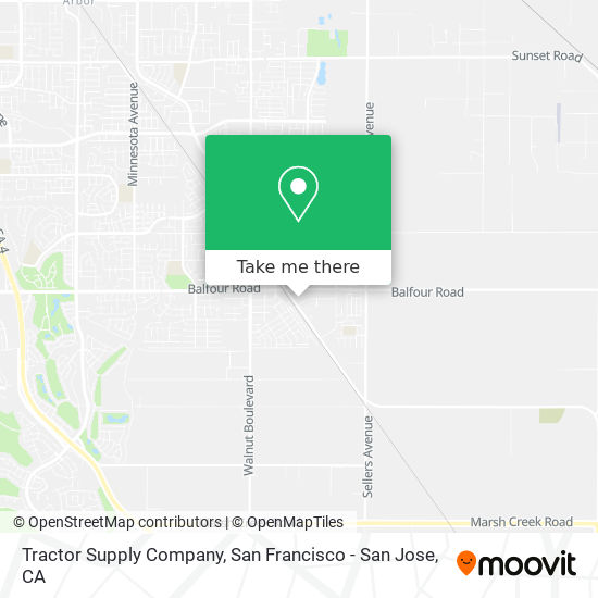 Tractor Supply Company map