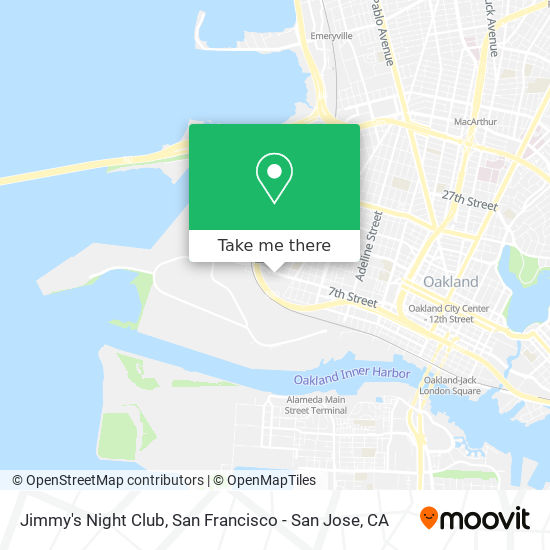 Jimmy's Night Club map