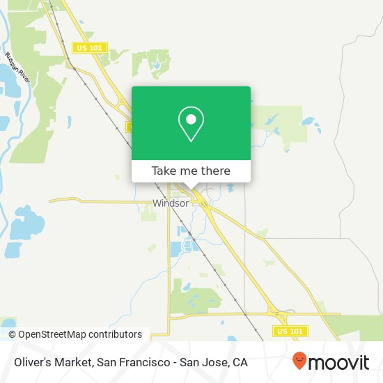 Oliver's Market map