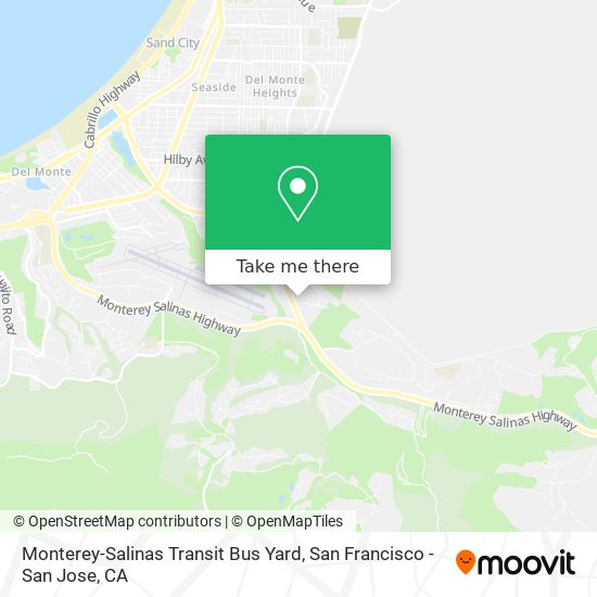 Monterey-Salinas Transit Bus Yard map