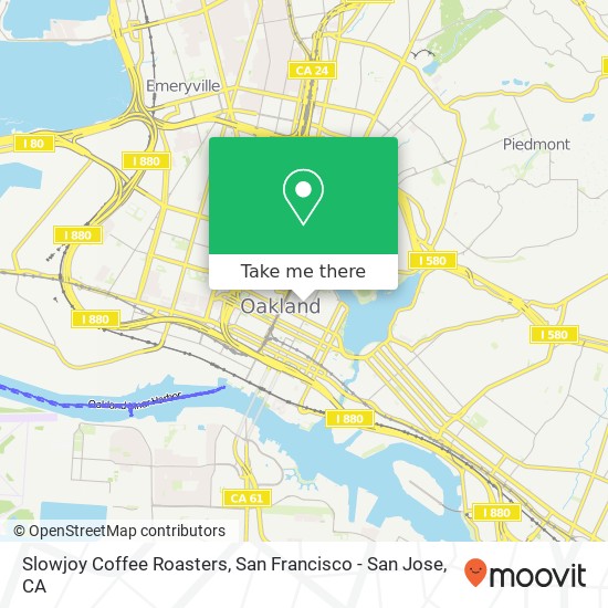 Slowjoy Coffee Roasters map