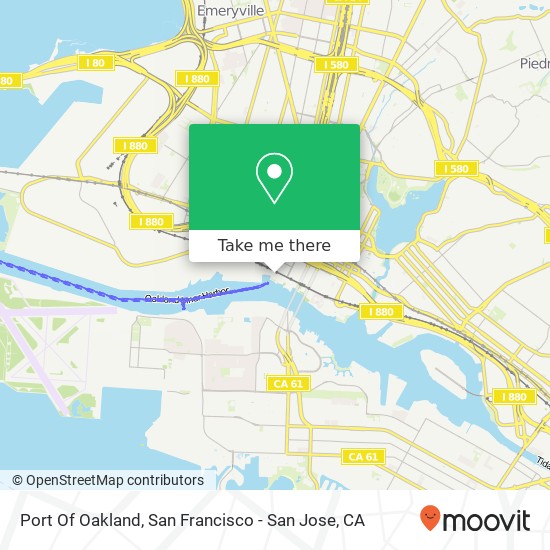 Port Of Oakland map