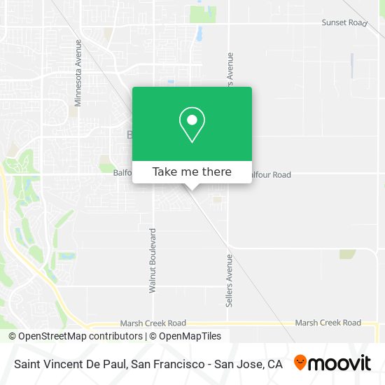 Mapa de Saint Vincent De Paul