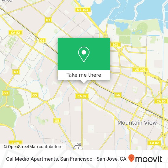 Cal Medio Apartments map