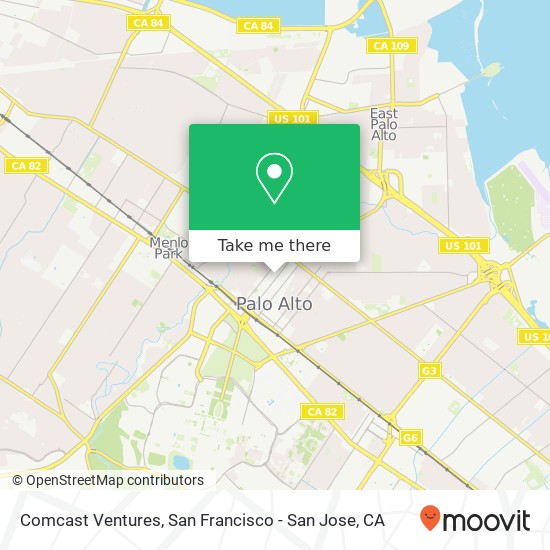 Comcast Ventures map