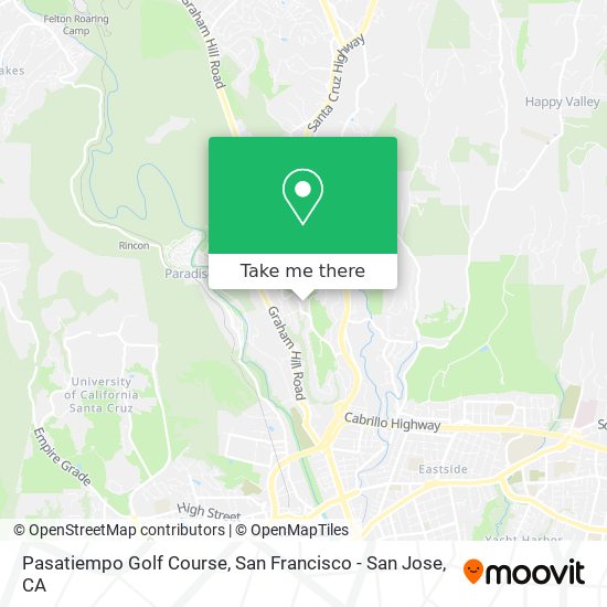 Mapa de Pasatiempo Golf Course