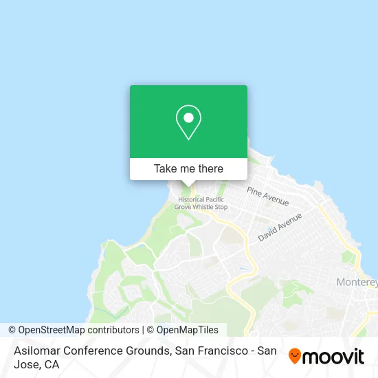 Asilomar Conference Grounds map
