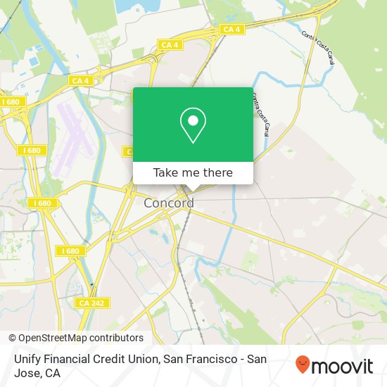 Unify Financial Credit Union map