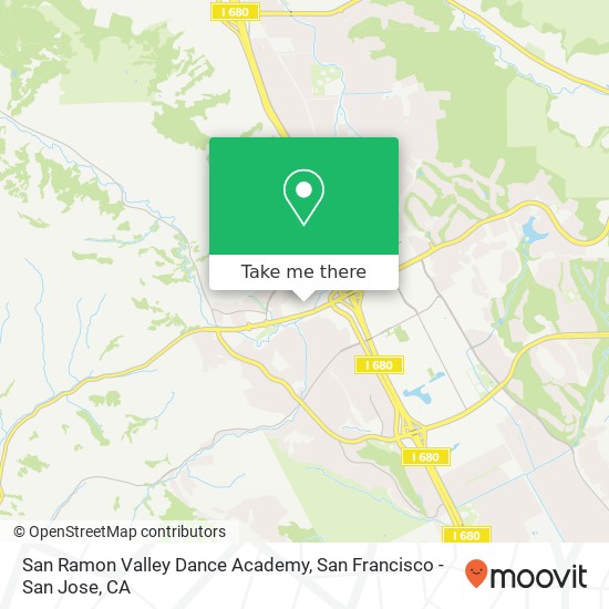 San Ramon Valley Dance Academy map