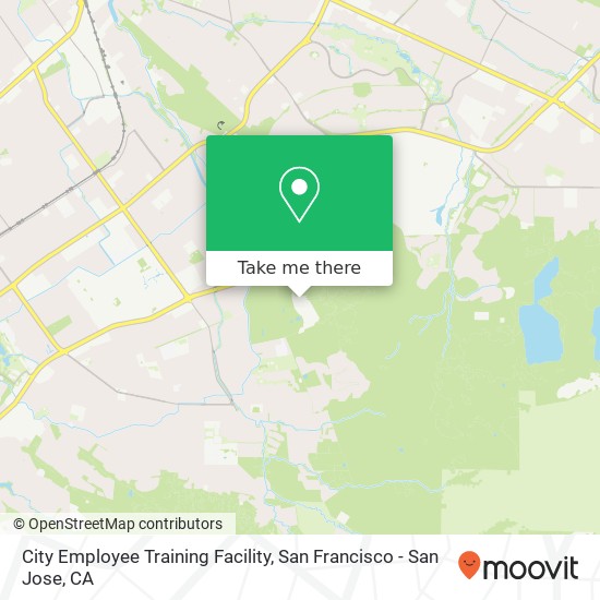 City Employee Training Facility map