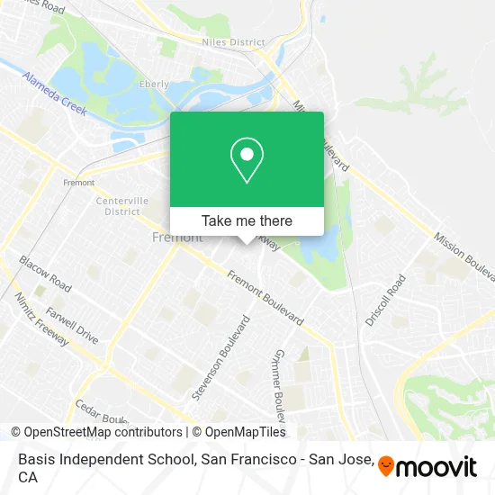 Basis Independent School map