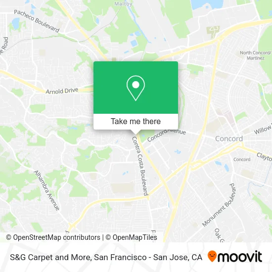 Mapa de S&G Carpet and More