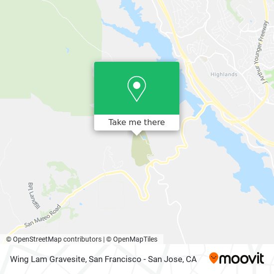 Wing Lam Gravesite map