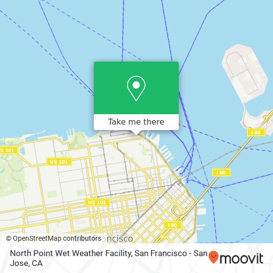 Mapa de North Point Wet Weather Facility