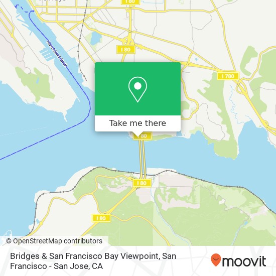 Bridges & San Francisco Bay Viewpoint map