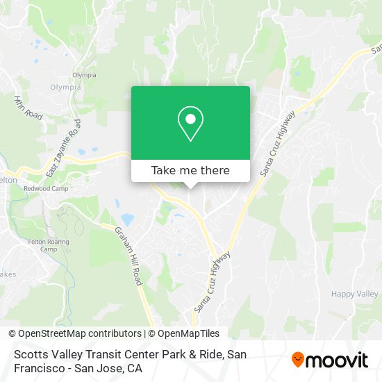 Mapa de Scotts Valley Transit Center Park & Ride