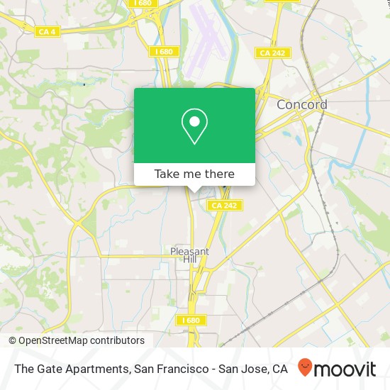 The Gate Apartments map