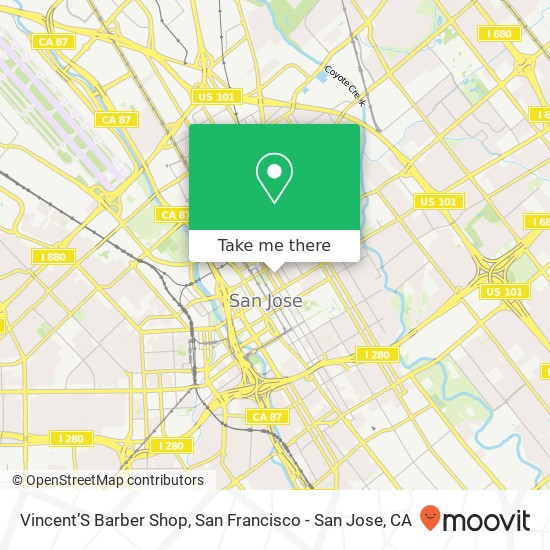 Mapa de Vincent’S Barber Shop