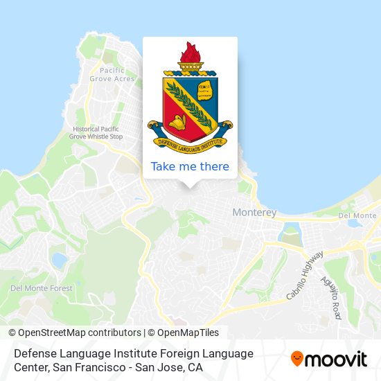 Defense Language Institute Foreign Language Center map