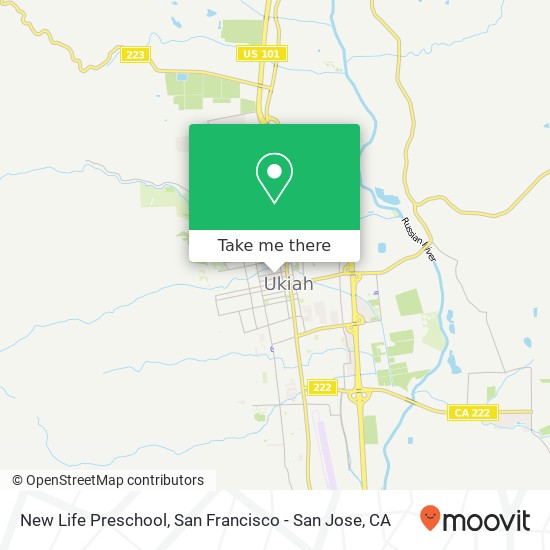 New Life Preschool map