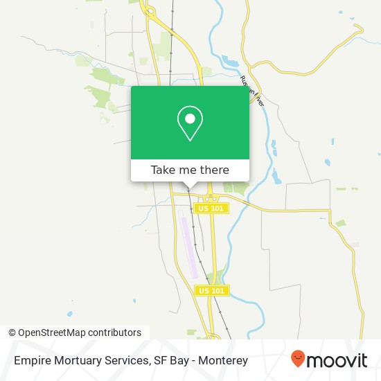 Empire Mortuary Services map