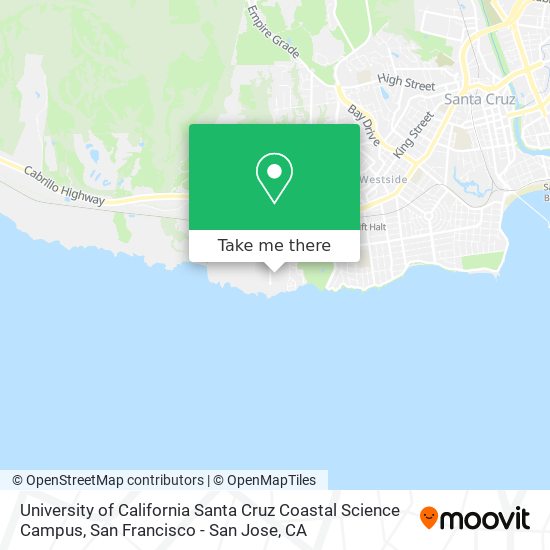 How to get to University of California Santa Cruz Coastal Science