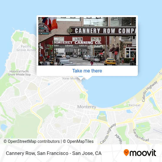 Cannery Row map